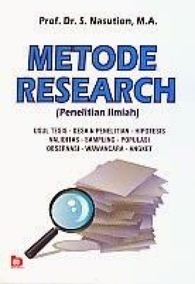 Cover Metode Research (Penelitian Ilmiah)